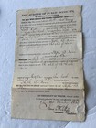 Vandalia Illinois Land Sale Notice 1831 Auditor Of Public Accounts Form Printed