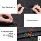 Tire Covers Set 4 Upgraded 5 Layer Nonwoven Rv Wheel Waterproof 30-32in l  Balck