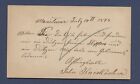 Usa - Scott Ux5 - Postal Card - Fancy Cancel -  Manitowoc Wisconsin - 1877 --b