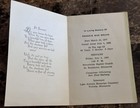 1963 Funeral Program Frankie Mae Bruhn 1877-1963 Vintage