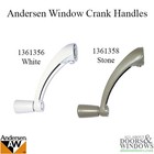 Andersen Window Handle Improved E-z Casement Crank Handle Classic Style White