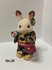 Sylvanian Families Mother Kimono Hair Ornament Geta Kimono Bag Stole No 35