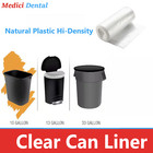 Clear Garbage Bags Office Household Storage Roll Trash Bag 12-16 Gln  33 Gallons