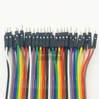 40pcs 10cm  Dupont Male To Male Jumper Wire Ribbon Cable For Breadboard