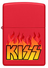 Zippo Windproof Lighter  Kiss W  Flames  48642  New In Box