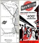 Nov 1968 Chicago   North Western Railway Timetable 400 Streamliner Train Cnw 4k