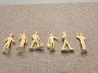 Vintage Lot Of 6 Original Marx Cream Farm Playset Figures