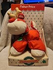 Fisher Price Red Reindeer Christmas Puffalump 10    Plush 8081 Vintage 1992 New 