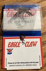 Eagle Claw 2x Soft Bait W  Spring  3 Hooks  Bronze Bnip Factory Sealed