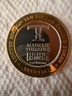 Venetian Casino Las Vegas  10 Limited Edition  999 Fine Silver Gaming Token chip