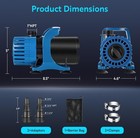 Submersible Pond Waterfall Fountain Pump 1800 Gph 100w Ul Listed Adjustable Flow