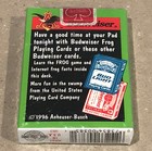 Vintage 1996 Anheuser-busch Budweiser Frog Playing Cards Sealed  383 Nib
