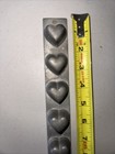 Vintage Cast Aluminum 8 Hearts Candy Chocolate Baking Mold