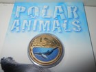 2013 Polar Animals Coloured One Dollar  1 Coin Humpback Whale Frosted Uncirulate