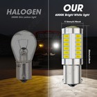 2x 1156 Led Reverse Light Canbus Backup Bulb 6500k White Parking Drl Lamp