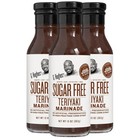 3 Pack G  Hughes Sugar Free Original Teriyaki Marinade Sauce 13oz Bottles Beef
