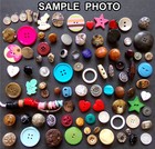 100 Button Lot  Random Vintage Modern Mix Art Craft Buttons Unique Odd Fun Color