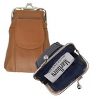 Leather Cigarette Pack Holder Pouch Smoke Phone Carrying Case Coin Purse Wallet