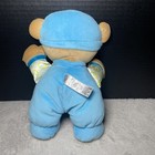 Fisher Price Plush Baby s 1st Teddy Bear Rattle Blue Baby Boy Soft Toy Lovey 10 