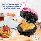 Flash Deal Mini Heart Waffle Maker