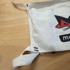 Vintage Moore s Lumber White Nail Bag Apron - Building Supplies - Fox