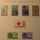 Rhodesia   Nyasaland Scott  172-190  J 1-5  6 Sets   1  Mint Og Hr