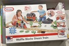 Little Tikes Waffle Blocks Steam Train-12 Feet Of Track 177 Pieces Brand New