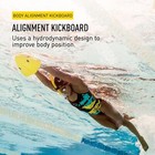 Finis Alignment Kickboard - Adult Kickboard For Swimming Training - Yellow