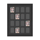 Baseball Card Display Case Sports Trading Card Display Frame Holds Wall Cabinet
