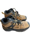 Keen Kids Unisex Hiking Shoes Brown black Toggle Lace Us Size 1 Camping Outdoor 