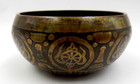 Vintage Bronze Healing Chakra Yoga Meditation Tibetan Buddhist Singing Bowl