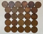 26 Wheat Cents Coins From 1909-1940 Cent penny Page 2 Of Whitman Folder