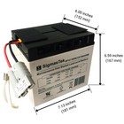 Apc Smart-ups Smt Smt1500 W  2 X 12v 18ah Nb Rechargeable Sigmastek Batteries