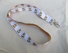 Handmade Welsh Corgi Dog Lanyard keychain badgeholder Grosgrain   Satin Ribbon