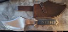 Cfk Ipak Handmade D2 Custom Camping Sport Battle Axe Hunting Chopper Knife Blade