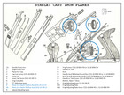 9 32-24 Left Hand Thread Stud Removal Nuts For Stanley Planes
