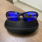 Oakley Flak 2 0 Oo9271 Lightweight Blue Sunglasses Prizm Matte Black Frames