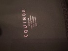 Equinox Womens Leggings Pants Medium Black Straight Active Yoga Gym Athleisure