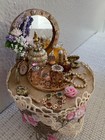  Artisan Ooak Small  Dollhouse Miniature Dresser Vanityw  Accessories 1 12 Scale