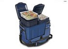 Titan Pro By Arctic Zone 48 Can Triple Zipperless Cooler Blue  New