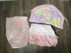 Vtg Care Bears Baby Nursery  once Upon A Time  Sheet Crib Skirt Bedding Set