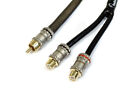 Knukonceptz Krystal Twisted Pair 1 Male To 2 Female Y Adapter Rca Cable Splitter