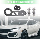 X Autohaux Rear Tow Towing Hook Aluminum Alloy Universal Racing Car Rear Tow Hoo