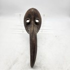 Antique 13 Inch Dan Mask With Bird-like Beak - Ceremonial African Art Rare Htf