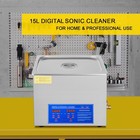 15l Commercial Ultrasonic Cleaning Device  Built   in Heater Timer Plus Basket