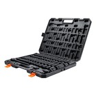 1 2  Drive Impact Socket Set  65 Piece Sae 3 8  To 1-1 4  Metric 10-24mm 6 Point