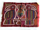 Lot Of 2 Large Tropical Bird Molas Panama