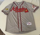 Nwt Greg Maddux Atlanta Braves 1995 World Series Grey Jersey Men s