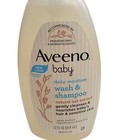 Aveeno Baby Daily Moisture Wash   Shampoo 12oz Natural Oat Extract Tear-free