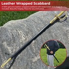 1840 United States Army Nco Sword With Wood Handle And Brass Wire Overall 38 5 